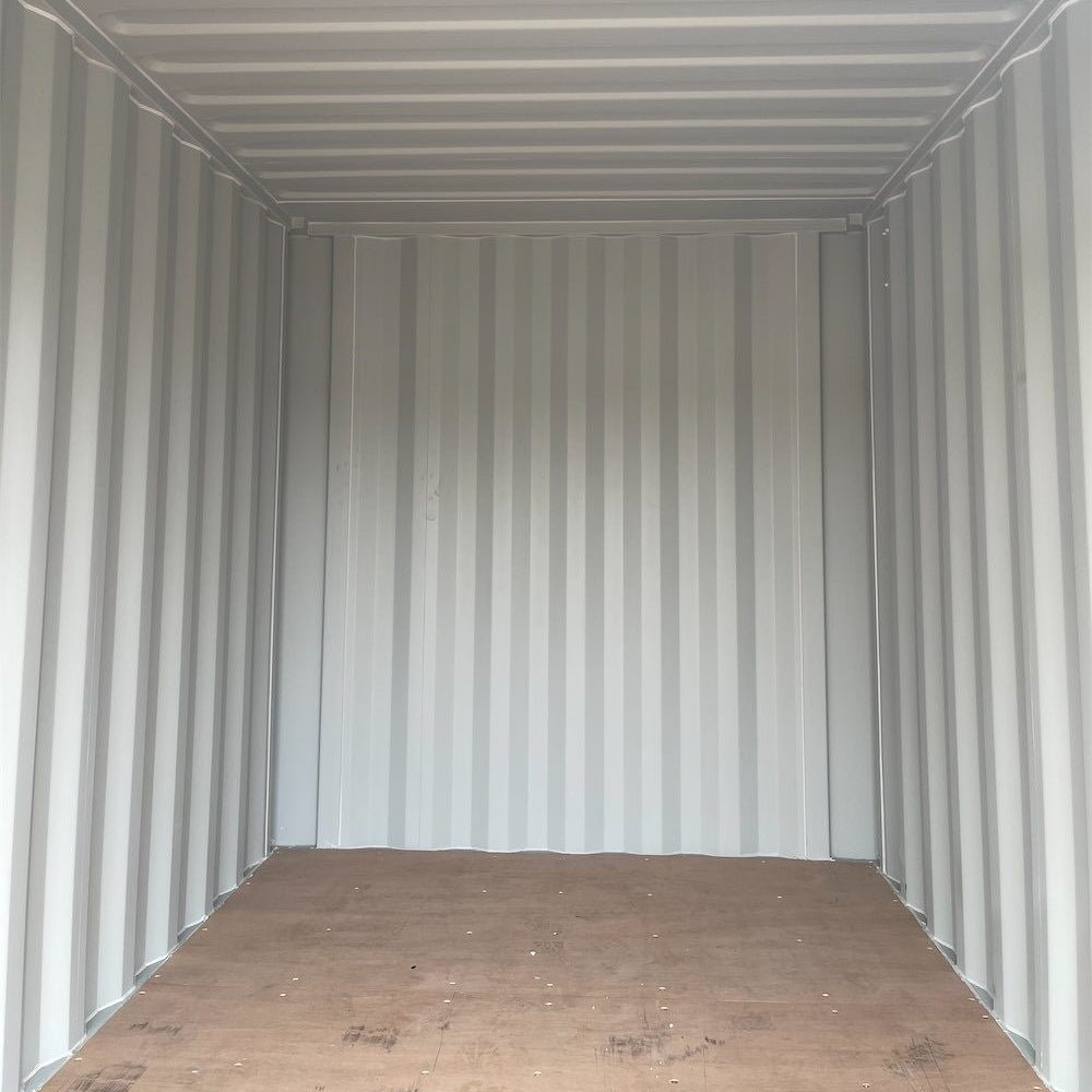 12' Compact Corten-Steel Shipping and Storage Container with Roll-Up Door