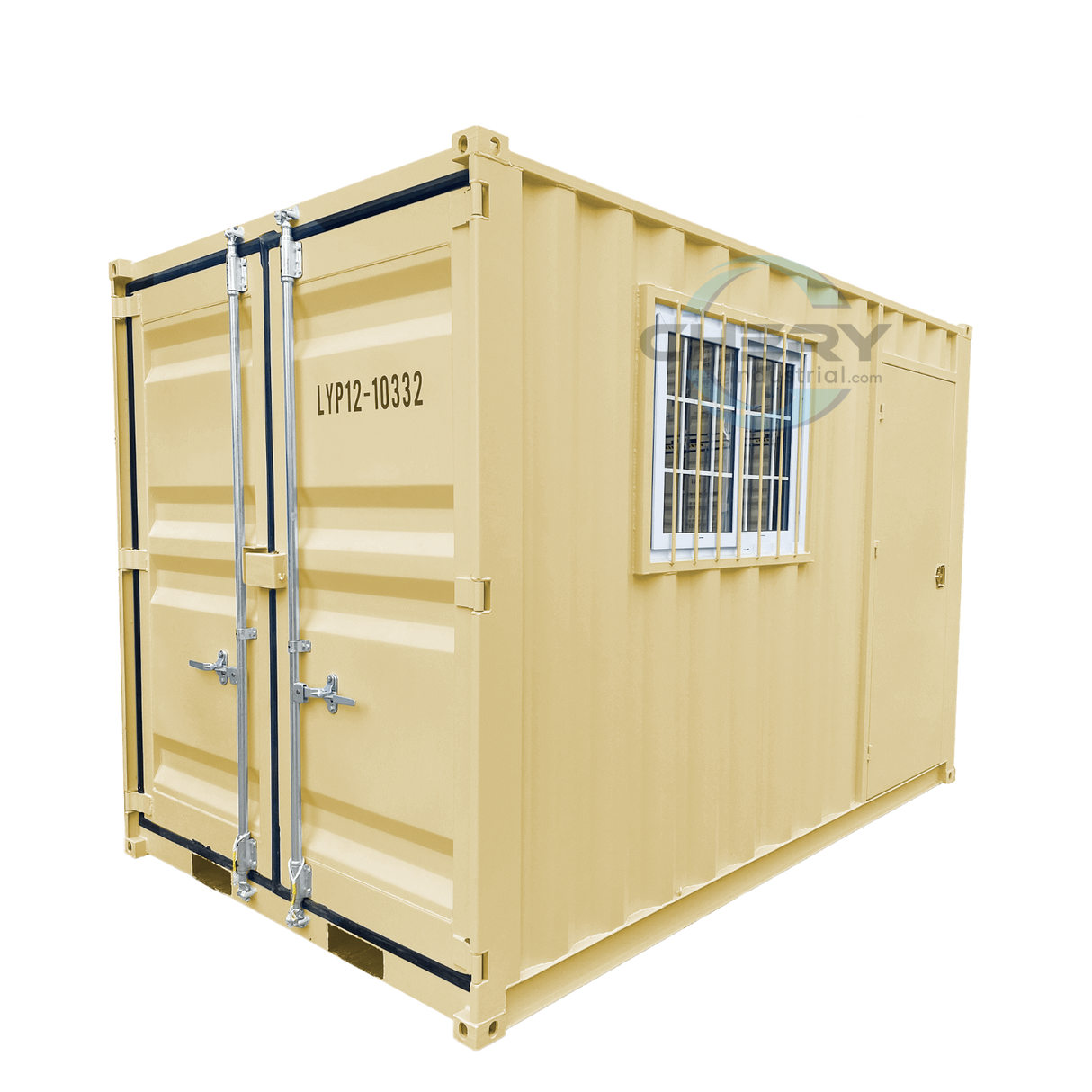 12' Compact Corten-Steel Shipping and Storage Container – Two Door Configurations