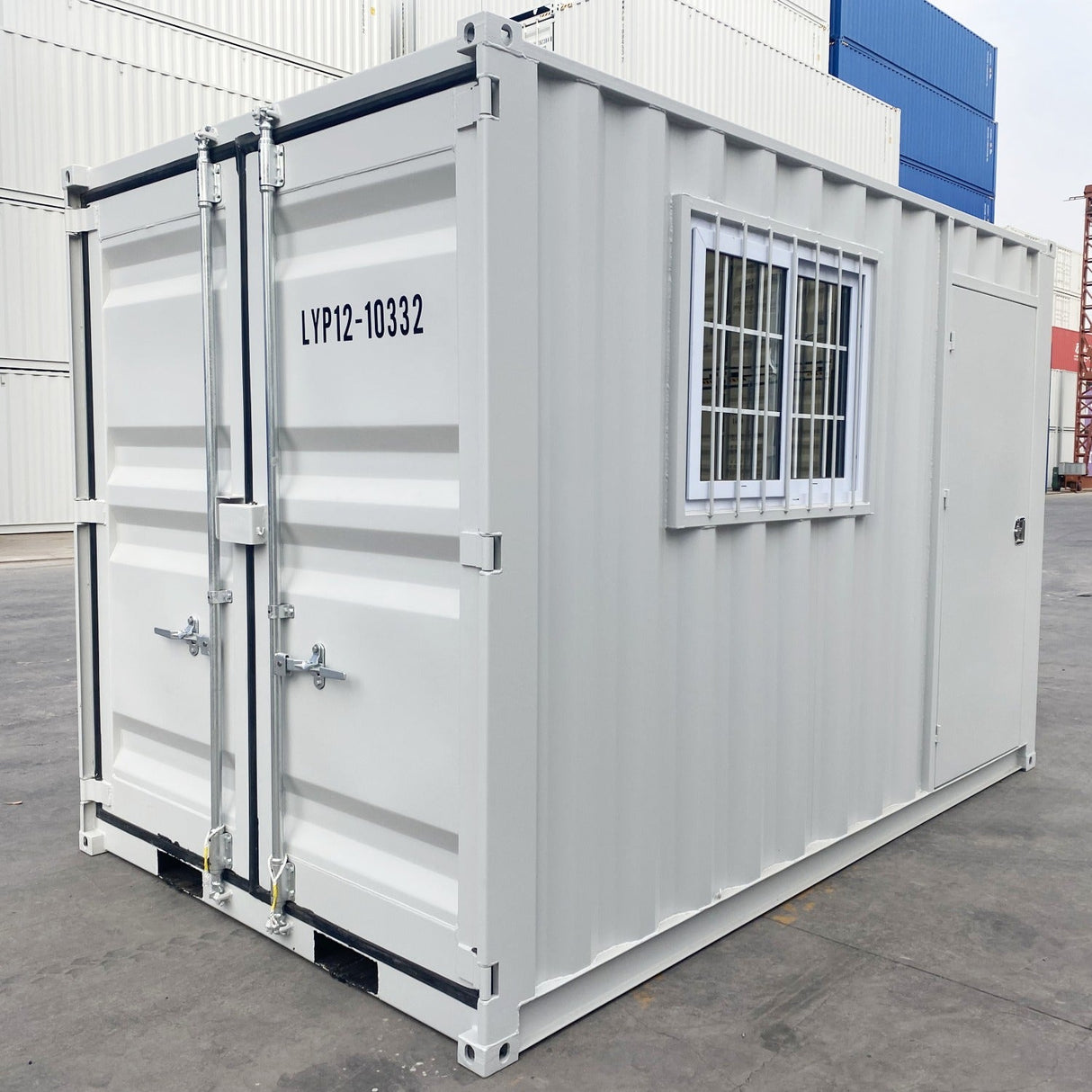 12' Compact Corten-Steel Shipping and Storage Container – Two Door Configurations