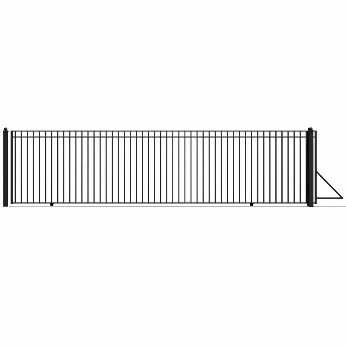 ALEKO 12' × 6' Galvanized-Steel Sliding Driveway Gate