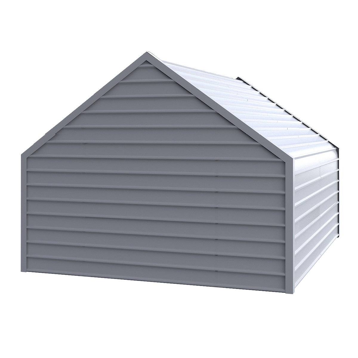 Chery Industrial 13' × 13' Metal Livestock Shelter with Full Rear Wall — product view 5