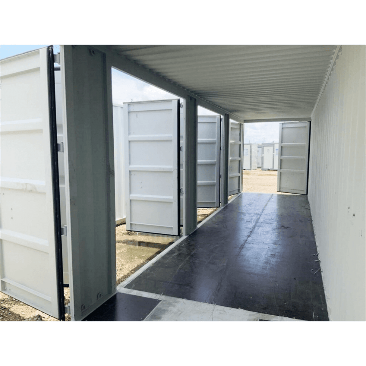 Chery Industrial 40' High-Cube Container with Four Side Cargo Doors & Logo
