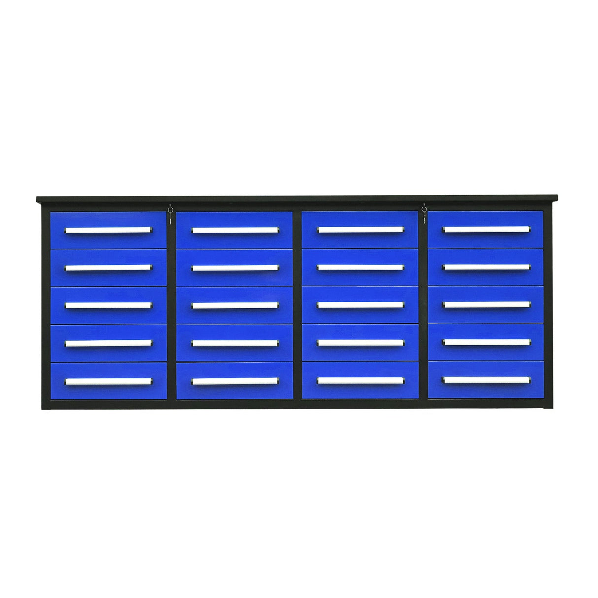 7' Heavy-Duty Garage Workbench Cabinet with 20 Drawers