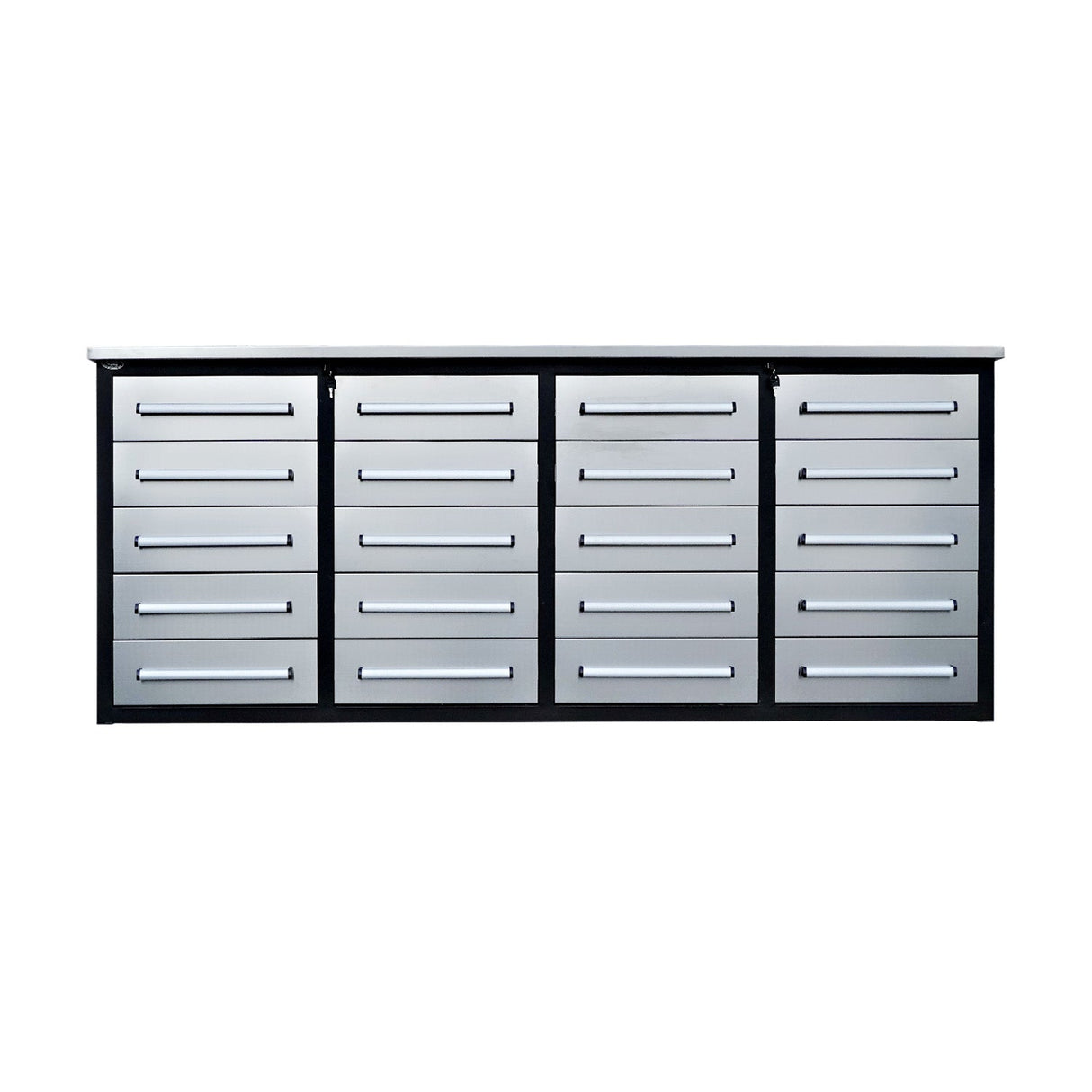 7' Heavy-Duty Garage Workbench Cabinet with 20 Drawers