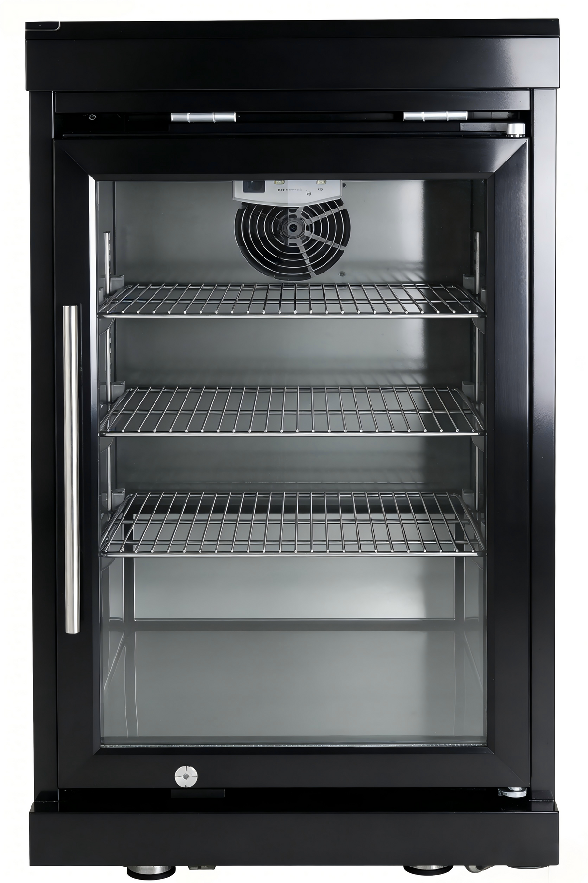 20" Insulated Outdoor Cooler Cabinet with Lockable Door – Black