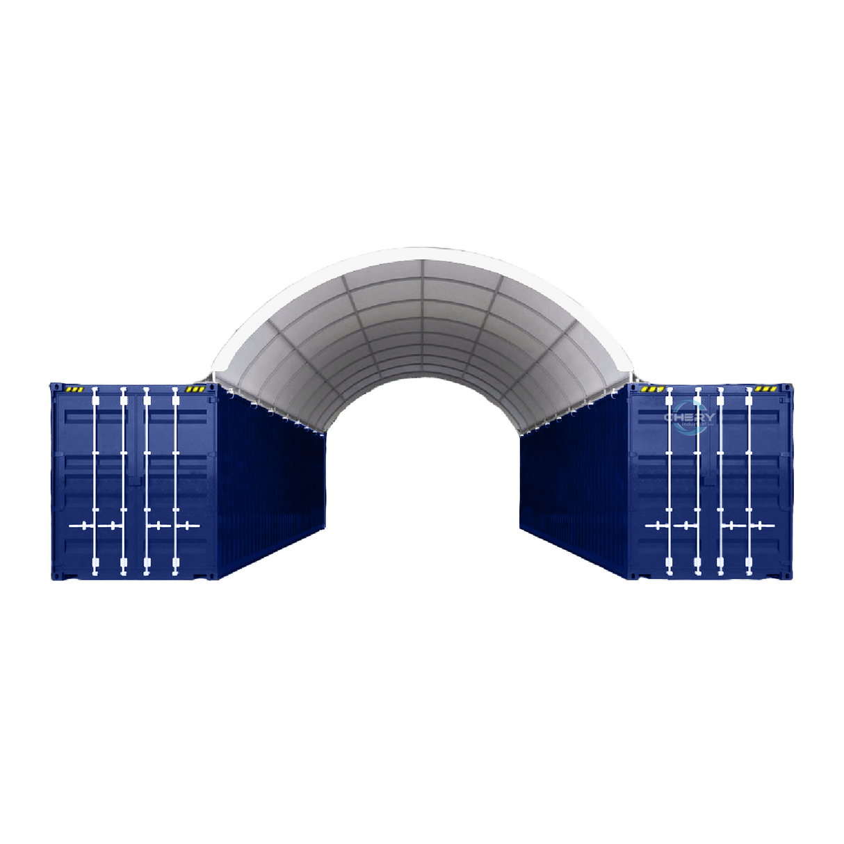 20' × 40' Shipping-Container Canopy Shelter