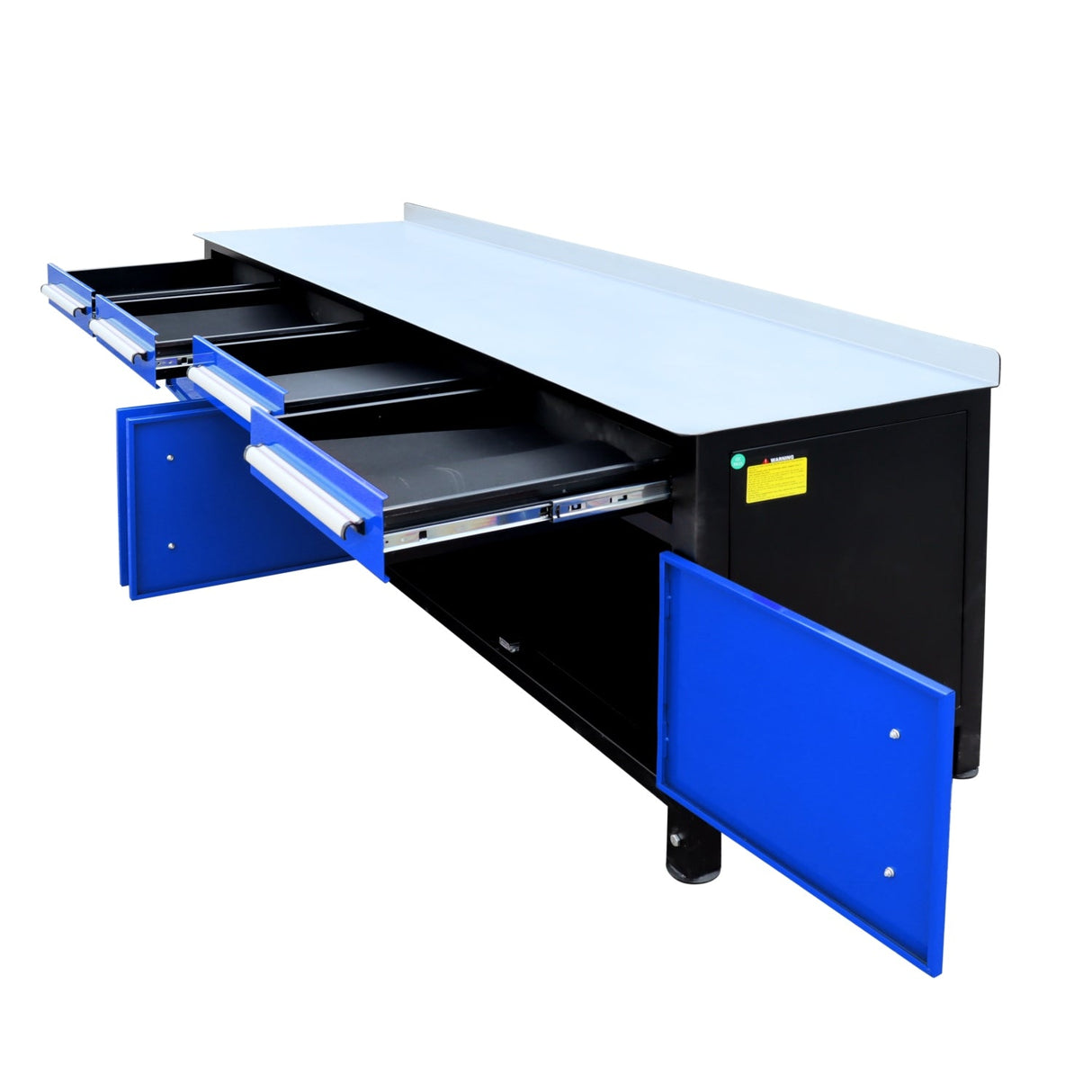 87" Heavy-Duty Adjustable Welding Work Table