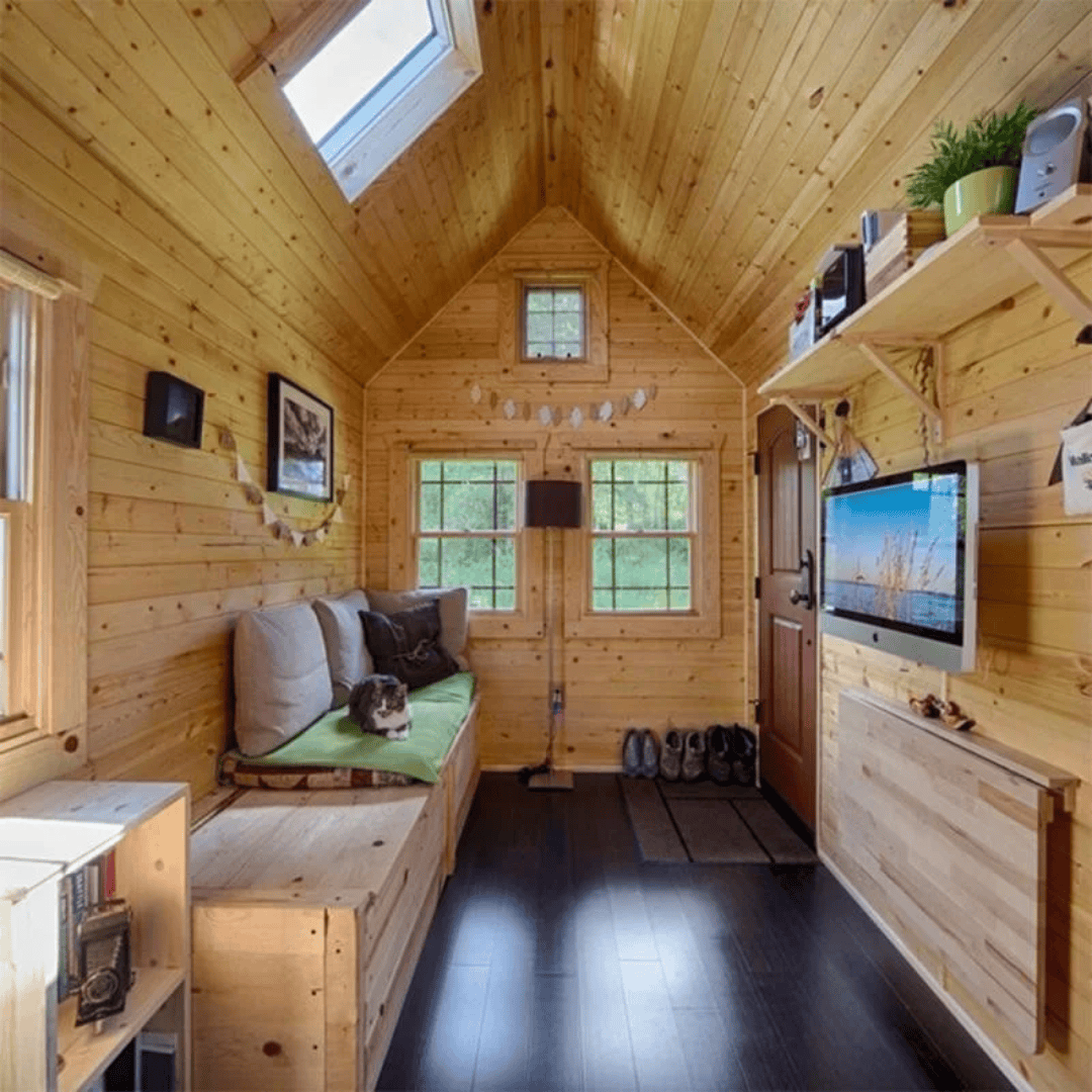 Wood Tiny home on wheels