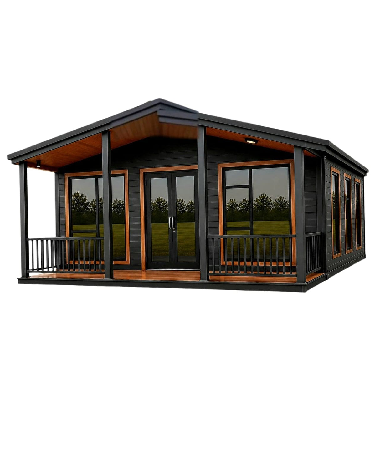 30' Tiny Home Complete Package with Deck, Glass Front & Premium Upgrades