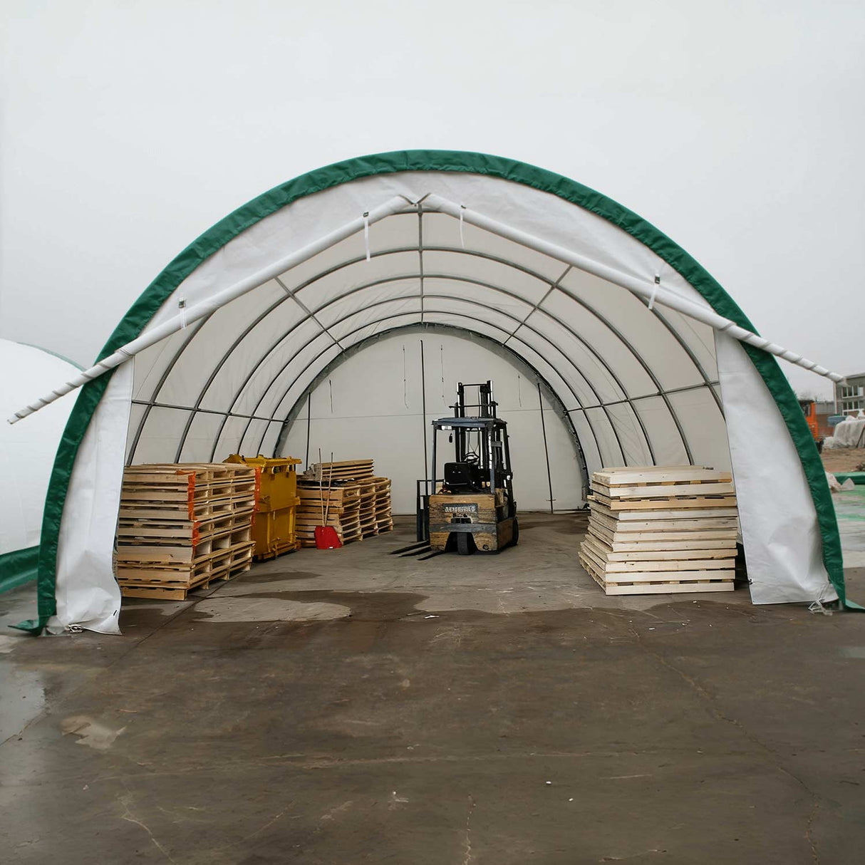 Gold Mountain 20' × 30' × 12' Reinforced Single-Truss Storage Shelter