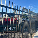 Greatbear 300 Linear Ft. Galvanized-Steel 4-Rail Fence Package – 30 Panels