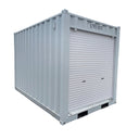 12' Compact Corten-Steel Shipping and Storage Container with Roll-Up Door