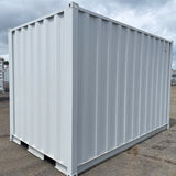 12' Compact Corten-Steel Shipping and Storage Container with Roll-Up Door
