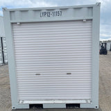 12' Compact Corten-Steel Shipping and Storage Container with Roll-Up Door
