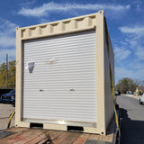 12' Compact Corten-Steel Shipping and Storage Container with Roll-Up Door