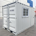 12' Compact Corten-Steel Shipping and Storage Container – Two Door Configurations
