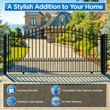 ALEKO 14' × 6' Galvanized-Steel Sliding Driveway Gate