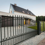 ALEKO 14' × 6' Galvanized-Steel Sliding Driveway Gate