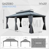 14' X 22' Hardtop Gazebo