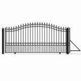 ALEKO 14' × 6' Galvanized-Steel Sliding Driveway Gate