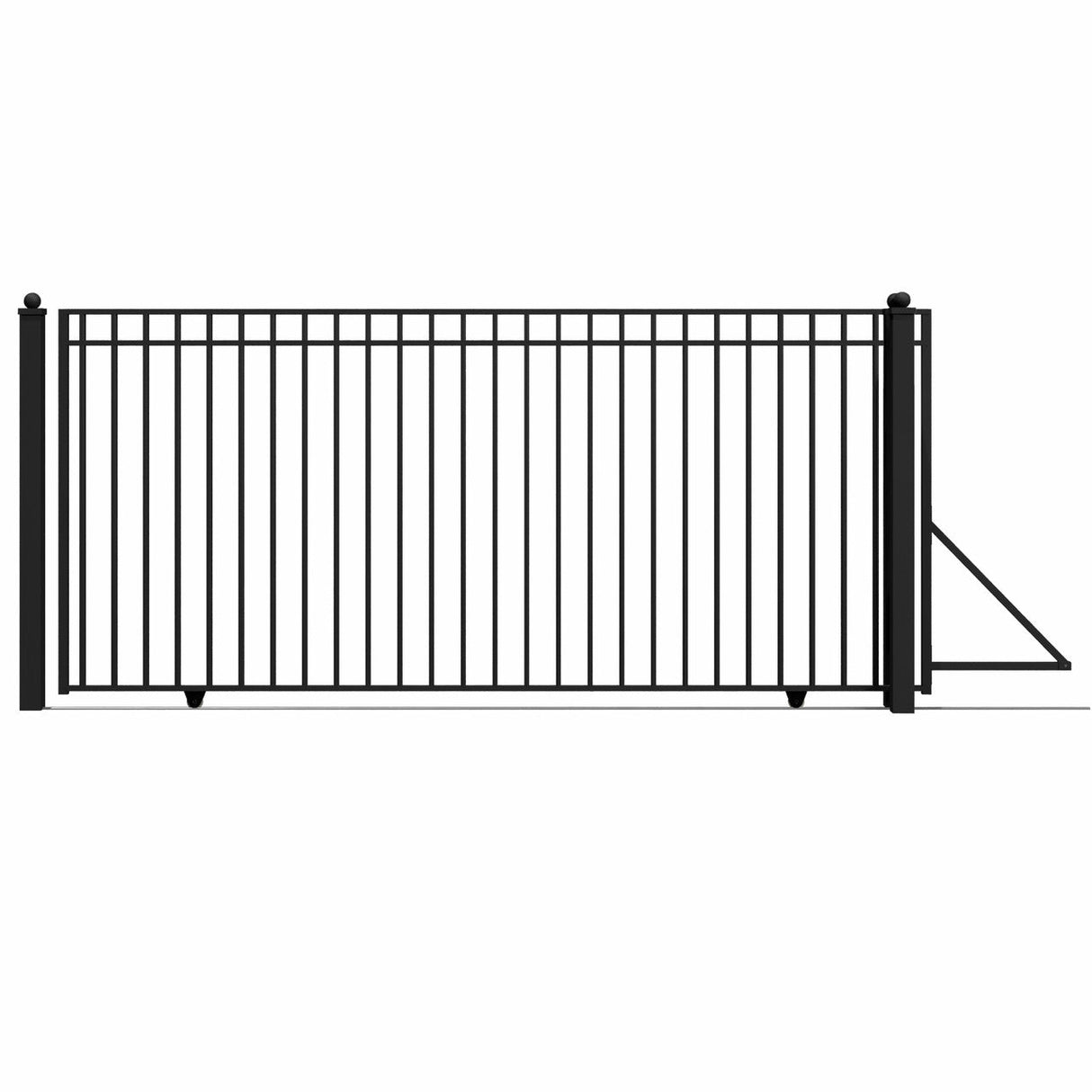 ALEKO 14' × 6' Galvanized-Steel Sliding Driveway Gate