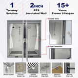 2 Private Mobile Shower Room
