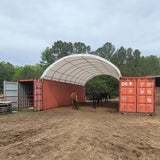 20' × 40' Shipping-Container Canopy Shelter