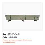 10' × 20' Plus Metal Garage Shed with Double Front Doors & Side Entry