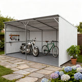 Chery Industrial 20' × 12' Heavy-Duty Metal Livestock Run-In Shed