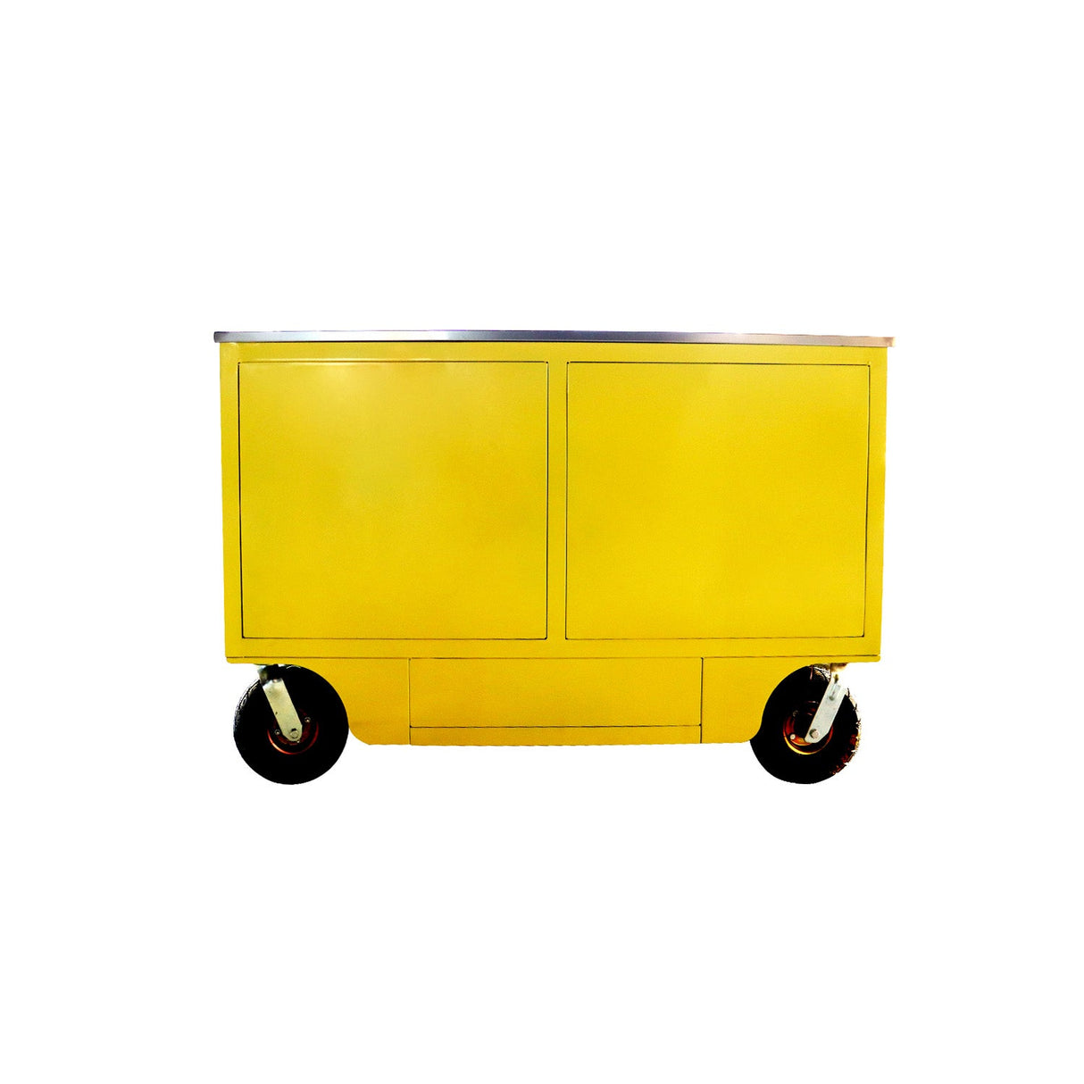 4.5' Heavy-Duty Mobile Workbench with 7 Drawers & 2 Cabinets