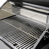46" 4-Burner Outdoor Kitchen Grill with Side Burner – Black