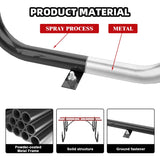 46" Square Heavy-Duty Coated-Steel Picnic Table with Umbrella Hole