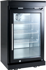 20" Insulated Outdoor Cooler Cabinet with Lockable Door – Black