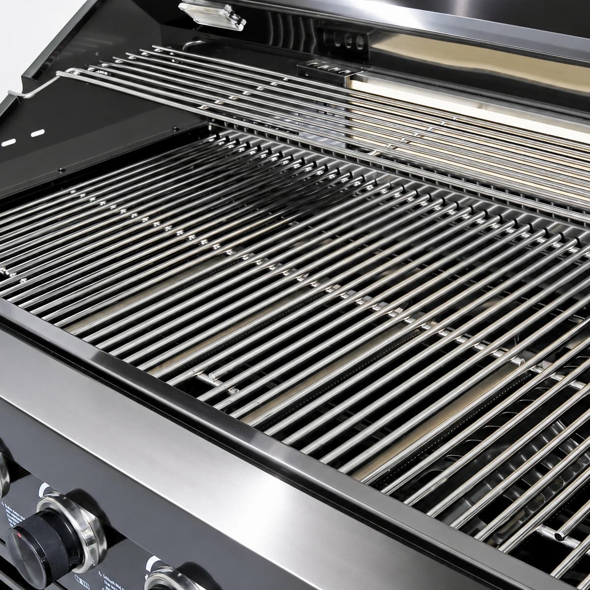 102" 85,000 BTU Outdoor Kitchen with 6-Burner Grill, Refrigerator & Sink – Black
