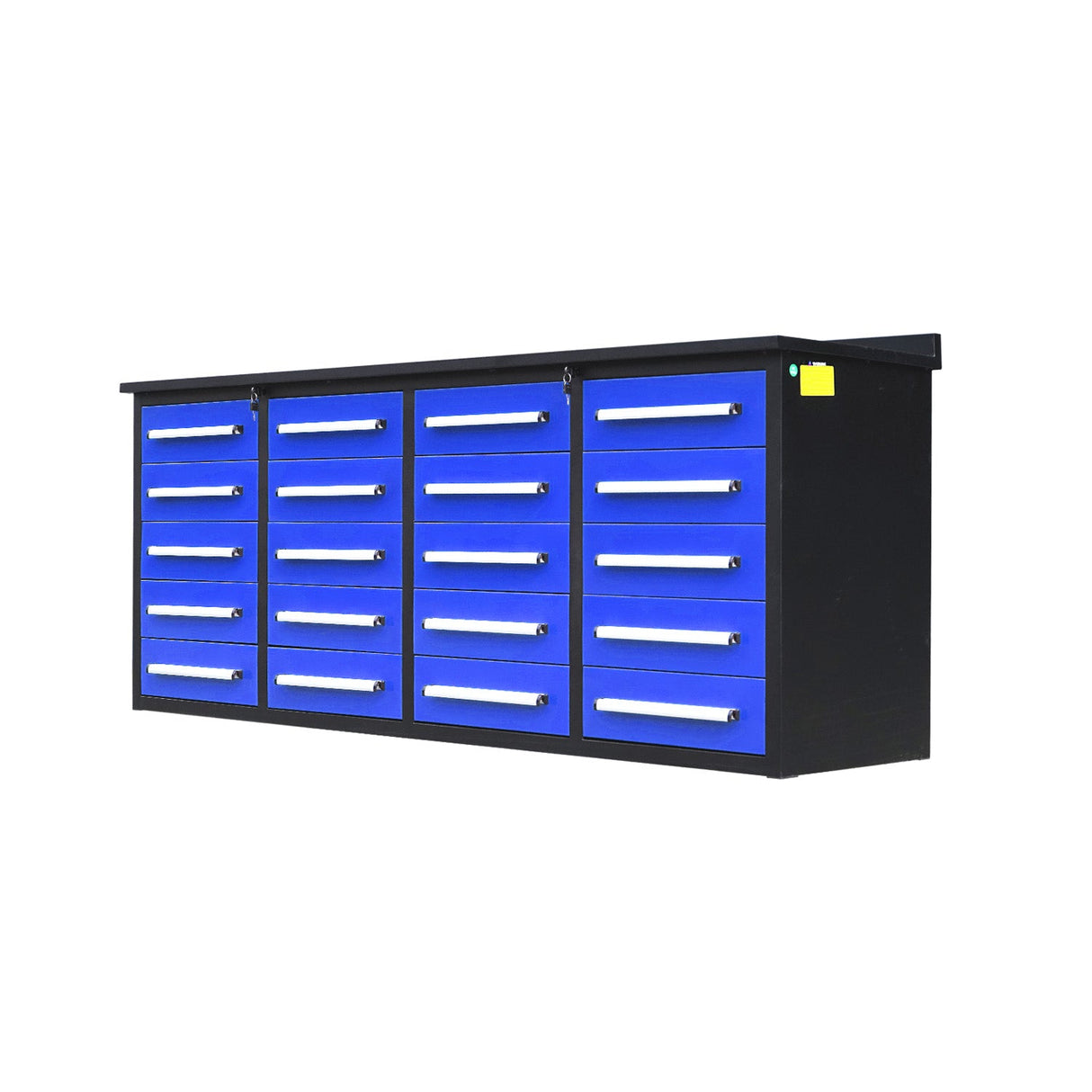 7' Heavy-Duty Garage Workbench Cabinet with 20 Drawers