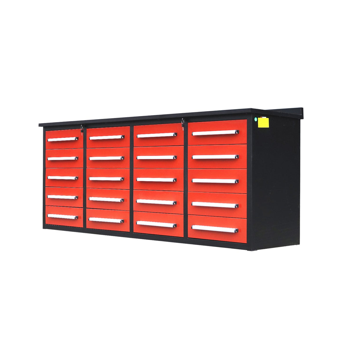 7' Heavy-Duty Garage Workbench Cabinet with 20 Drawers