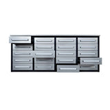 7' Heavy-Duty Garage Workbench Cabinet with 20 Drawers