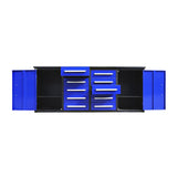 Steelman 7' Heavy-Duty Workbench with 10 Drawers & 2 Cabinets