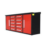 Steelman 7' Heavy-Duty Workbench with 10 Drawers & 2 Cabinets