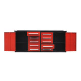 Steelman 7' Heavy-Duty Workbench with 10 Drawers & 2 Cabinets