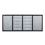 Steelman 7' Heavy-Duty Workbench with 10 Drawers & 2 Cabinets