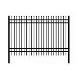 Greatbear 300 Linear Ft. Galvanized-Steel 4-Rail Fence Package – 30 Panels