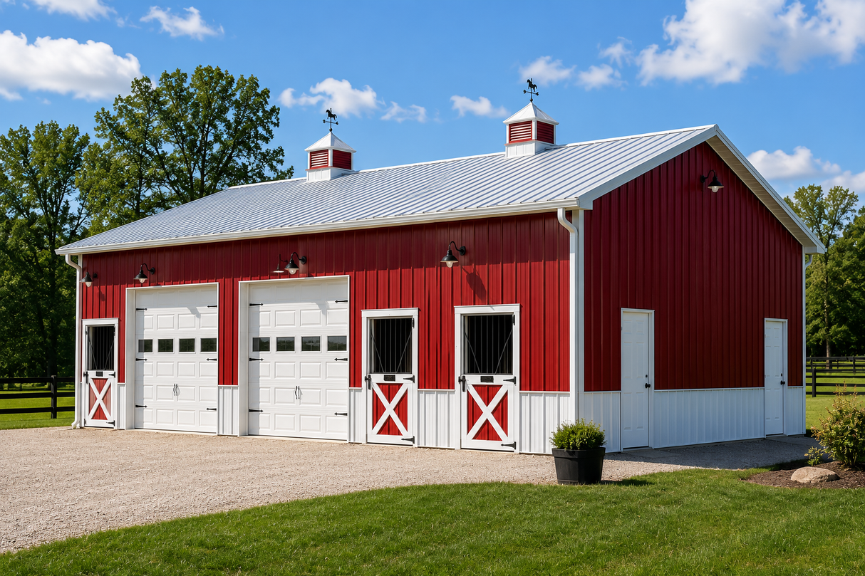 Flint Hills Helios Horse Barn