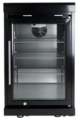 20" Insulated Outdoor Cooler Cabinet with Lockable Door – Black