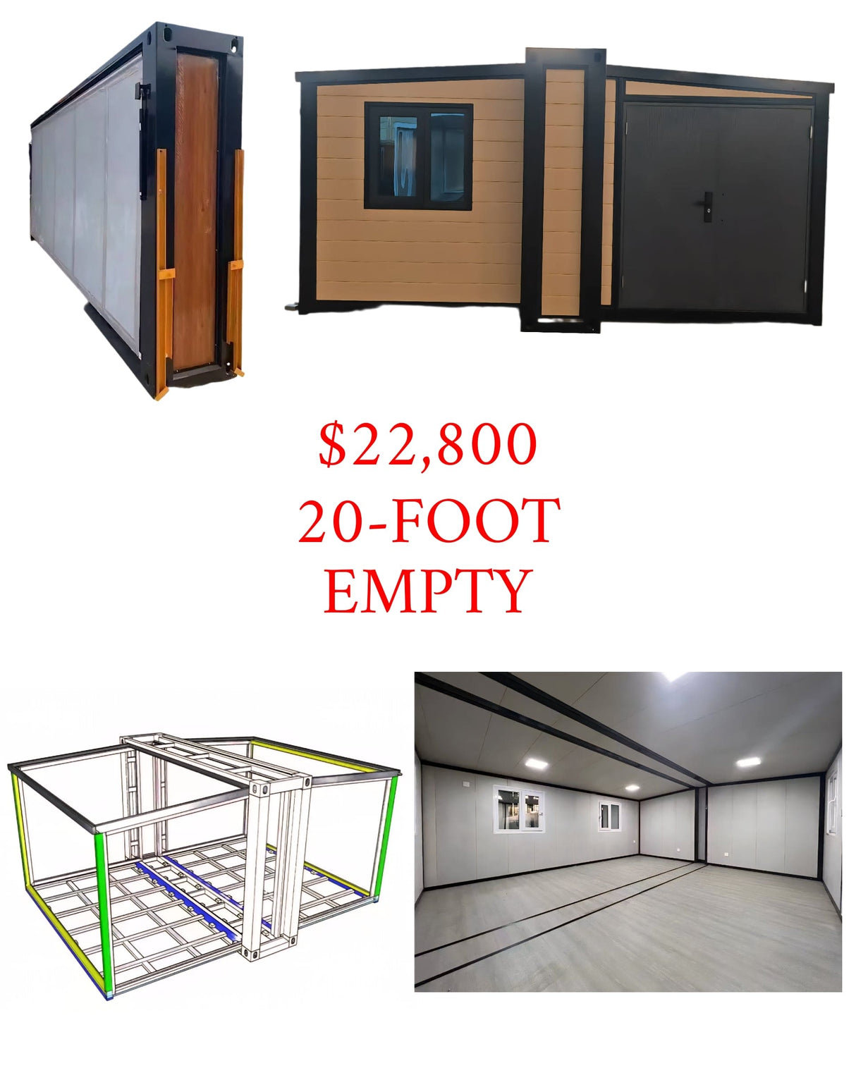 Folding Tiny Home – Available in 20' and 40' Models