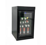 20" Insulated Outdoor Cooler Cabinet with Lockable Door – Black