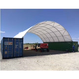 40' × 40' × 13' Shipping-Container Canopy Shelter