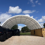 40' × 40' × 13' Shipping-Container Canopy Shelter