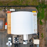 40' × 40' × 13' Shipping-Container Canopy Shelter