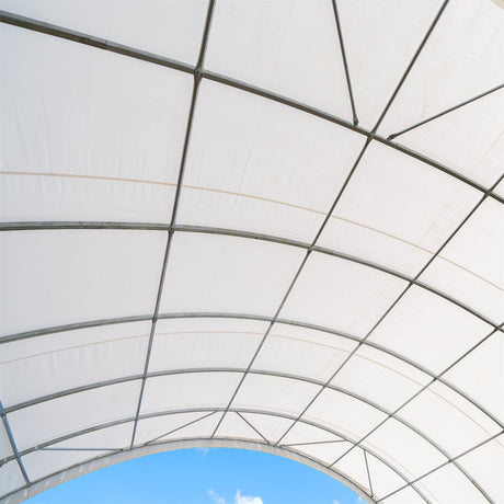 40' × 40' × 13' Shipping-Container Canopy Shelter